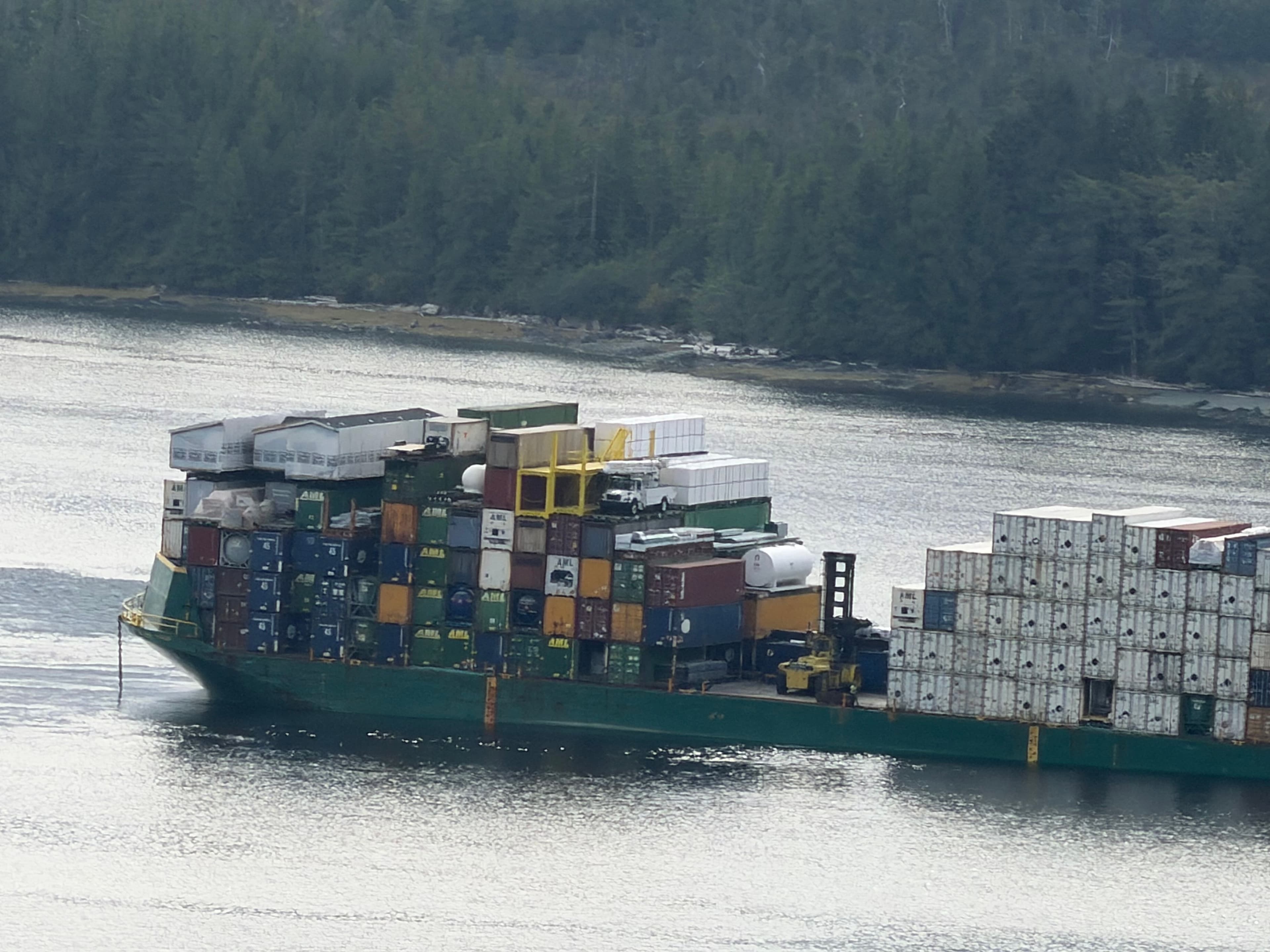 The Legendary Life of a Barge Forklift Operator: Navigating the Waters Between Alaska and Washington